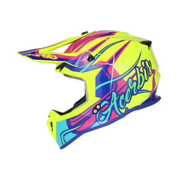 Acerbis Linear 22-06 sisak, sárga/lila, M-es méret, 8, nordicamoto.ro