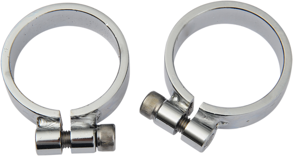 Super Exhaust Port Clamps Chrome, 1, nordicamoto.ro