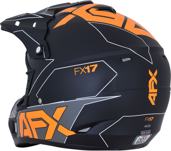 Fx-17 Aced Helmet Orange XL, 4, nordicamoto.ro