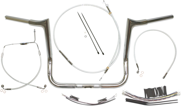 1-1/4(r) Viking Handlebar Installation Kit Silver, 1, nordicamoto.ro