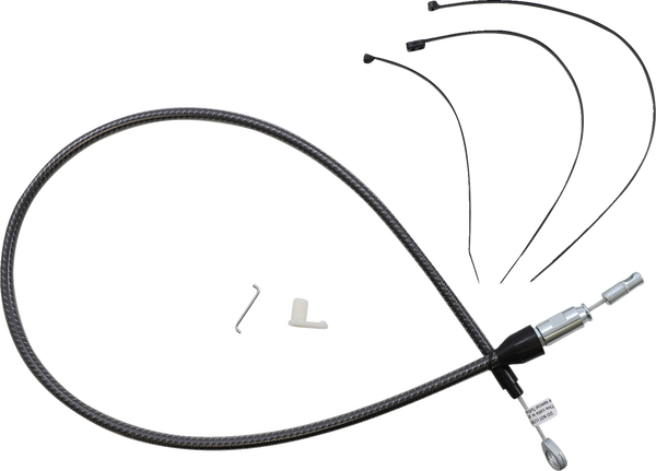 Karbonfibr Quick Connect Upper Clutch Cable Silver, 1, nordicamoto.ro