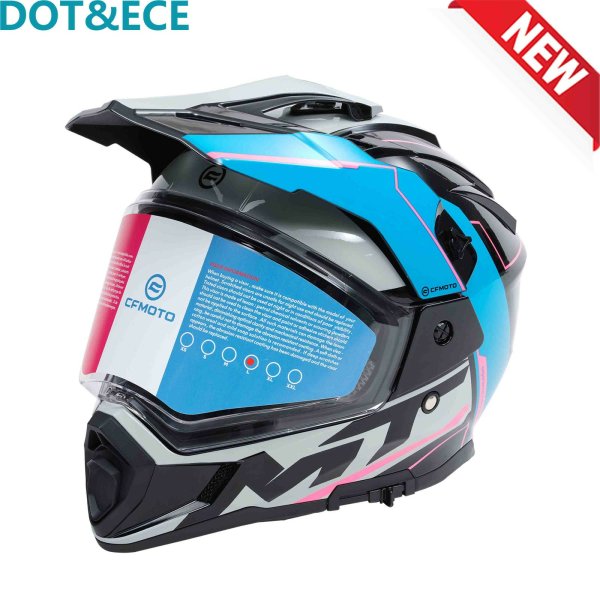CFMOTO ATV-sisak, fekete/kék, 1, nordicamoto.ro