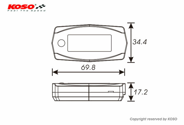 Dual Thermometer Mini-4, 4, nordicamoto.ro