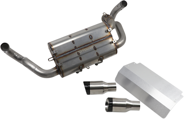 Off-road Competition Exhaust Black, Anodized, 2, nordicamoto.ro