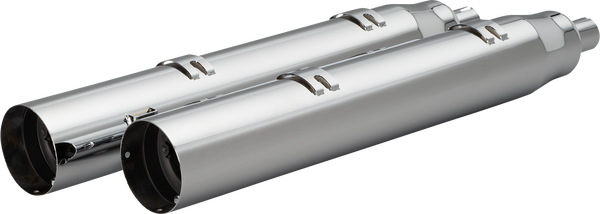 4-1/2(r) War Hammer Mufflers Chrome, 2, nordicamoto.ro