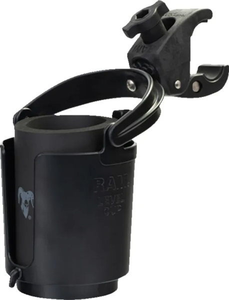 Ram® Tough-claw Mount With Level Cup Drink Holder Black, 4, nordicamoto.ro