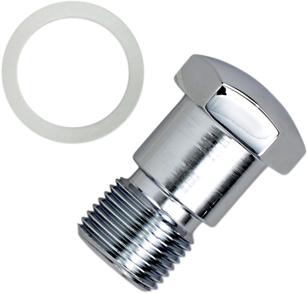 Tachometer Drive Block-off Plug Chrome, 1, nordicamoto.ro