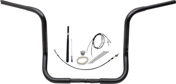 1-1/4(r) Ez Install Round Top Handlebar Kit Black, 2, nordicamoto.ro