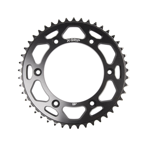 X-GRIP JAWS KTM/HUSQVARNA hátsó lánckerék, 45 fog, fekete, 3, nordicamoto.ro