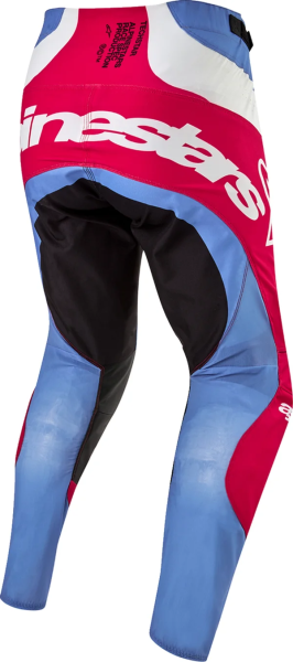 Pantaloni Alpinestars Techstar Ocuri Red/White/Light Blue, 3, nordicamoto.ro