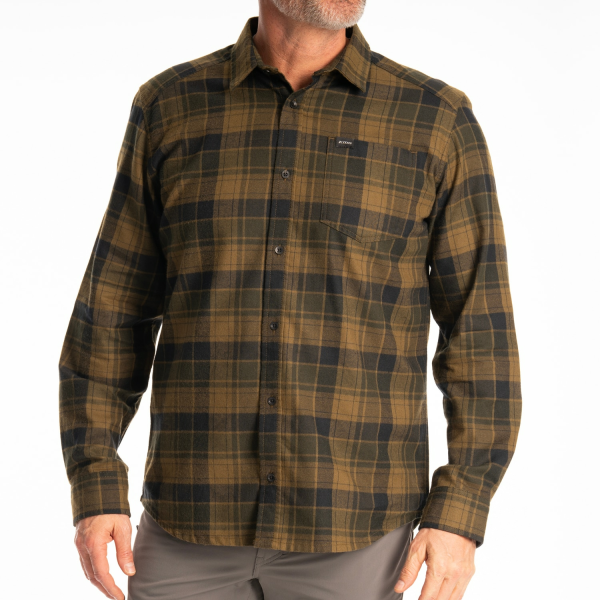 Cottonwood Midweight Flannel Shirt Monument - Black (Non-Current), 13, nordicamoto.ro