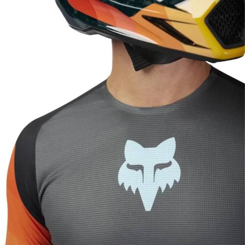 Fox MX-Flexair Grid póló, fekete/narancssárga, M, 4, nordicamoto.ro