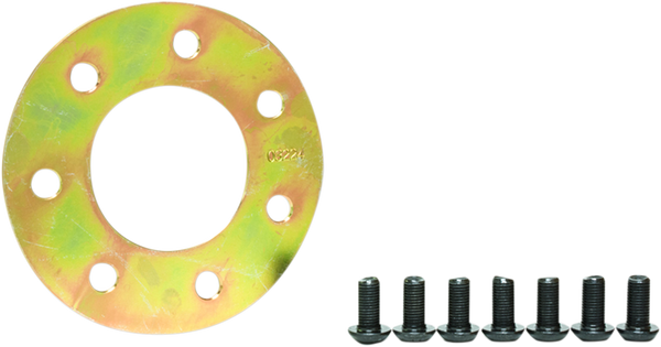 Backing Plate Kit With Screws Brass, 1, nordicamoto.ro
