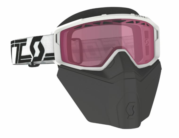 Scott Goggle Primal Safari Facemask white/black rose, 1, nordicamoto.ro