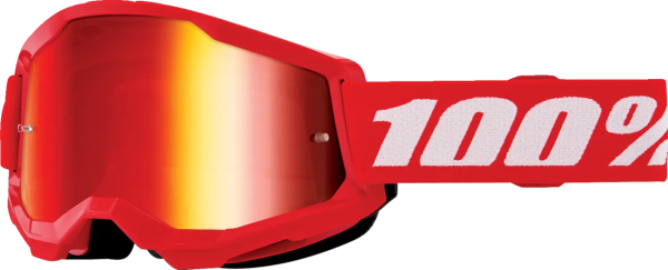 100% Strata 2 Red ONE SIZE gyermek napszemüveg, 1, nordicamoto.ro