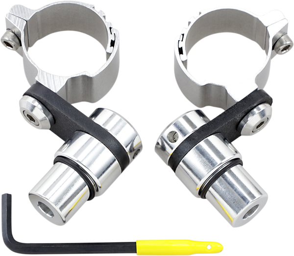 Turn Signal Relocation Hardware Kit Silver, 1, nordicamoto.ro