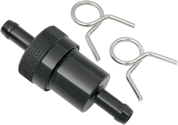 Anodized Fuel Filter Black, 1, nordicamoto.ro