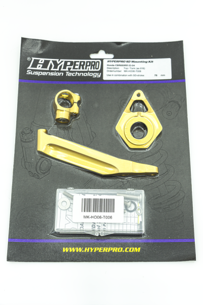 Steering Damper Mounting Kit Gold, 1, nordicamoto.ro