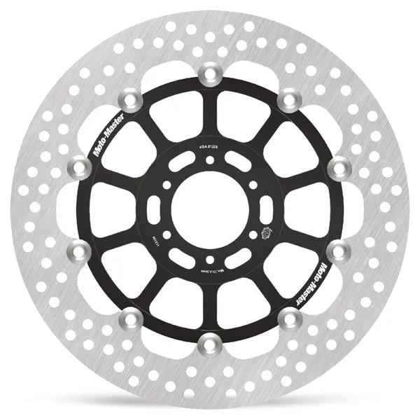Halo sorozatú úszó rotor, fekete, rozsdamentes acél, 1, nordicamoto.ro