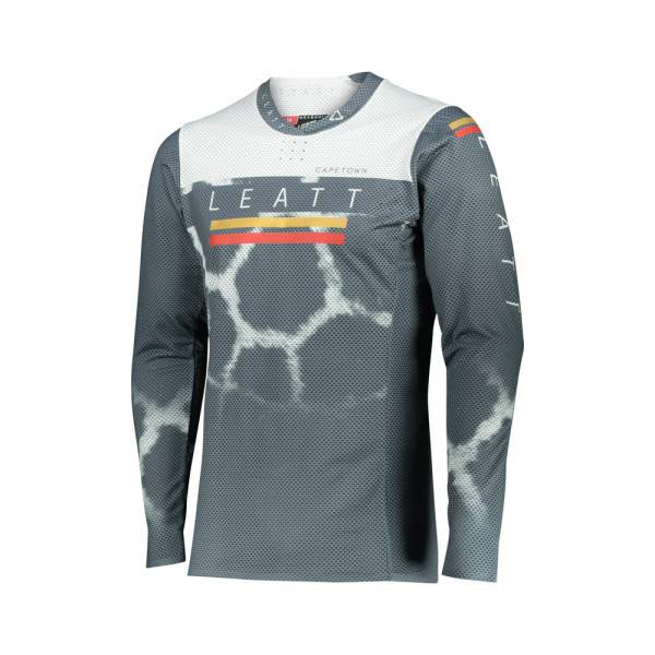 Leatt 5.5 Ultraweld szürke/fehér póló, M-es méret, 1, nordicamoto.ro
