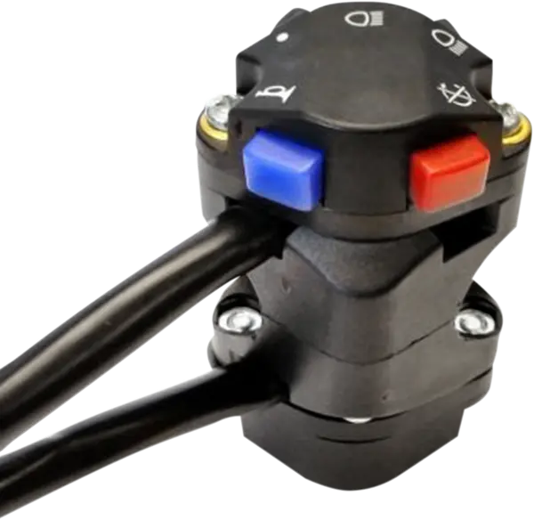 Universal Turn Signal Switch Black, Blue, Red, 1, nordicamoto.ro