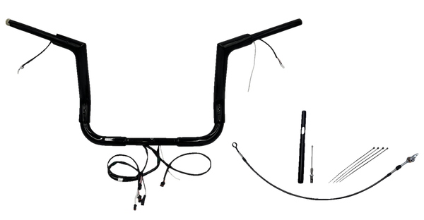 Plug & Play Ez Install 1-1/2(r) Flat Top Handlebar Kit Black, 1, nordicamoto.ro