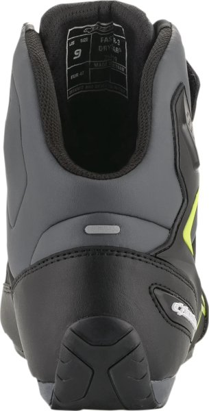 Alpinestars Faster-3 Drystar csizma, fekete/szürke/sárga, 10-es méret, 3, nordicamoto.ro