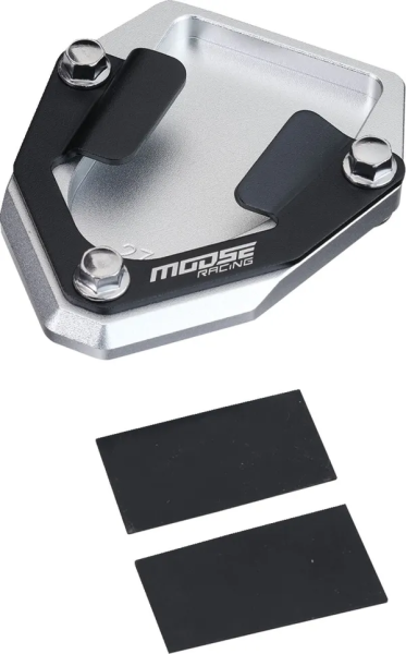 MOOSE RACING Kickstand Pad Extension Black, Chrome, 2, nordicamoto.ro