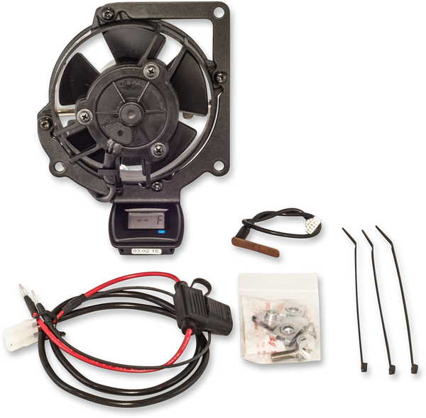 Radiator Fan Kit Black, 2, nordicamoto.ro