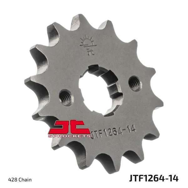 JT SPROCKETS Első lánckerék, természetes színű, 1, nordicamoto.ro