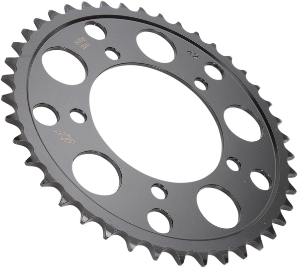 Lightweight Steel Sprocket Black, Zinc, 1, nordicamoto.ro
