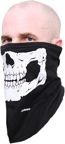 Stretch Skull Half-face Mask Black, 3, nordicamoto.ro