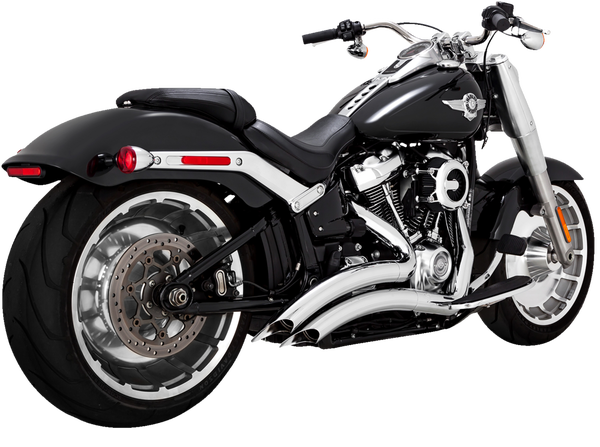Big Radius Exhaust System Chrome, 2, nordicamoto.ro