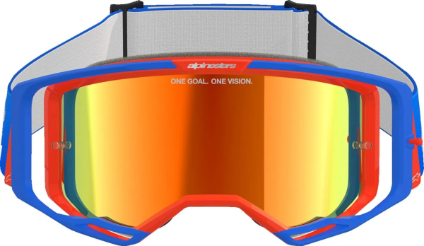 Alpinestars Vision 8 Wordmark narancssárga/kék síszemüveg, 4, nordicamoto.ro