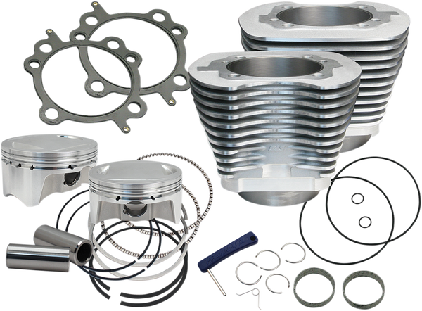 Bolt-in Sidewinder® 4(r) Big Bore Kits Silver, 1, nordicamoto.ro