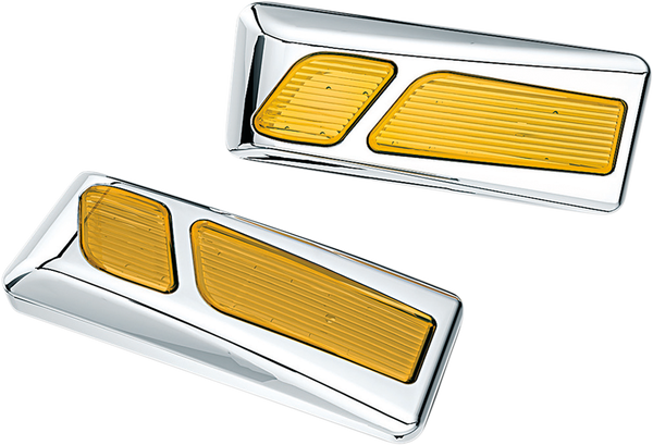 Led Front Reflectors Chrome, 1, nordicamoto.ro