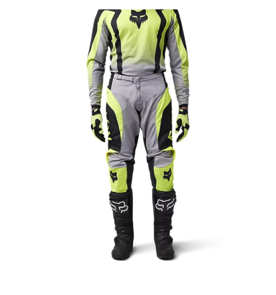 FOX 180 szűk nadrág, szürke/sárga/fekete, 38-as méret, 4, nordicamoto.ro
