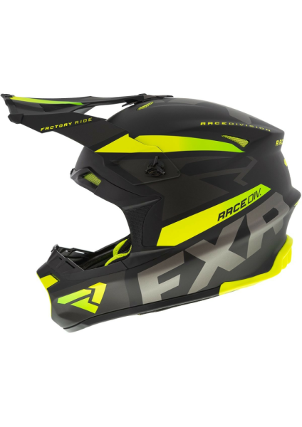 FXR Blade Force motoros sisak, fekete/szénszürke/magas láthatóságú, M-es méret, 6, nordicamoto.ro