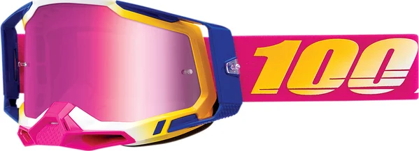 Ochelari 100% Racecraft 2 Mission Mirror/Pink, 1, nordicamoto.ro