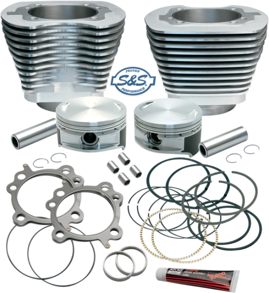 Replacement Cylinder & Piston For S&s 106(r) Stroker Kit Silver, 1, nordicamoto.ro