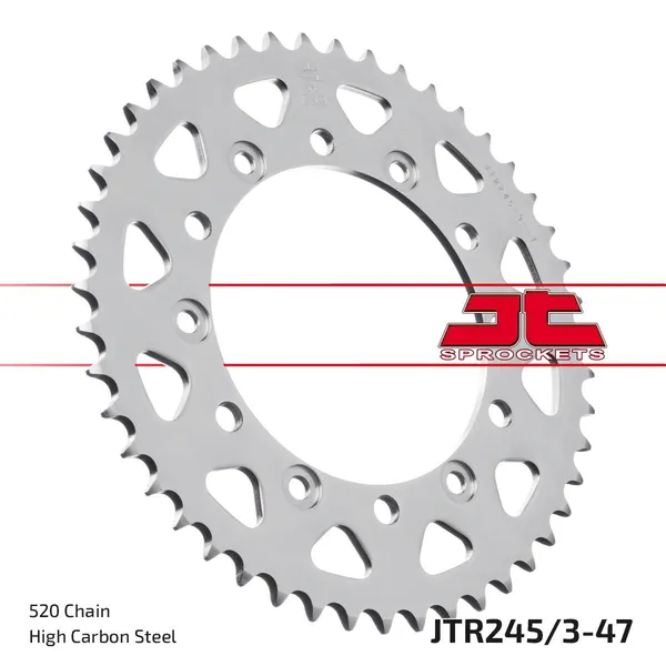JT SPROCKETS hátsó lánckerék, természetes színű, 1, nordicamoto.ro