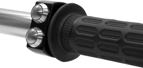 Mo-switch Push-button Housing Black, Stainless Steel, 2, nordicamoto.ro