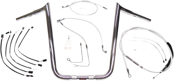 1-1/4(r) Viking Handlebar Installation Kit Silver, 1, nordicamoto.ro