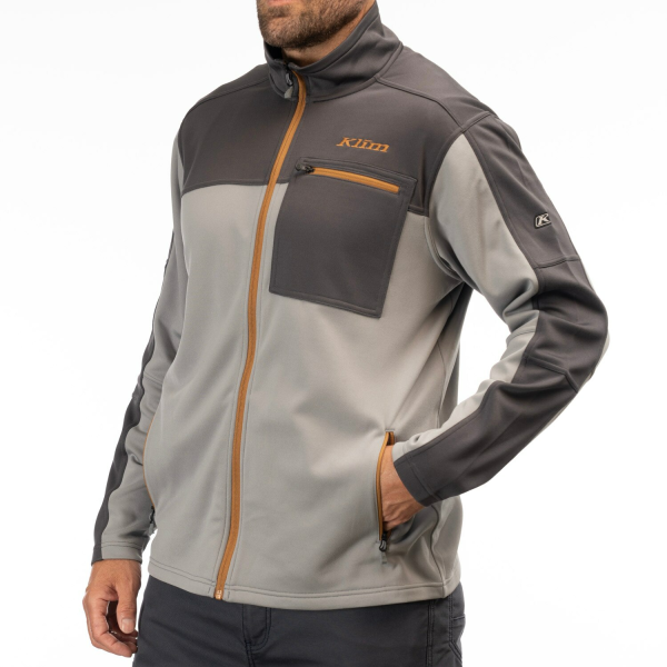 Geaca Snowmobil Klim Glacier Mid Layer Cabernet - Black, 8, nordicamoto.ro