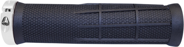 995 Atv Lock-on Grip Black, White, 2, nordicamoto.ro
