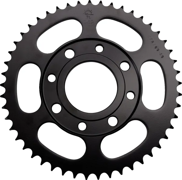 JT SPROCKETS Acél hátsó lánckerék, fekete, 1, nordicamoto.ro
