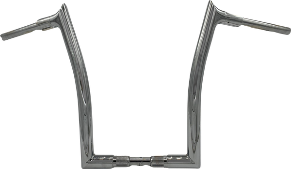 1-1/2(r) Ez Install Pointed Top Handlebar Silver, 2, nordicamoto.ro