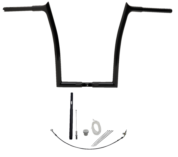 1-1/4(r) Ez Install Pointed Top Handlebar Kit Black, 1, nordicamoto.ro
