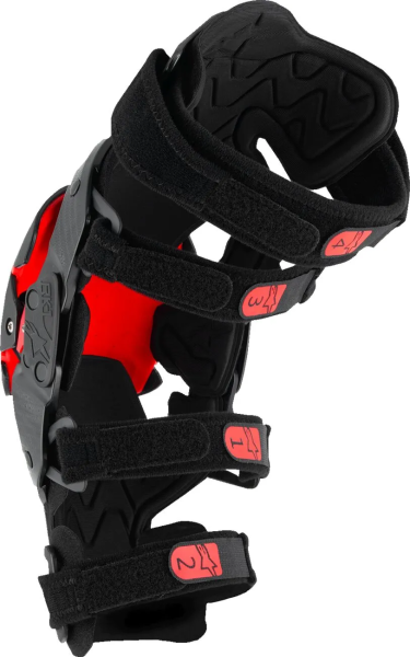 Alpinestars Rk-1 Plasma fekete/piros térdvédők, S/M méret, 3, nordicamoto.ro