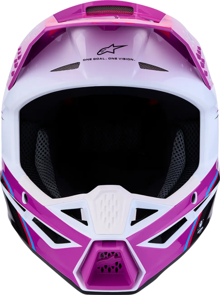Alpinestars SM3 Falcon gyermek sisak, lila/fehér/rózsaszín, M-es méret, 2, nordicamoto.ro